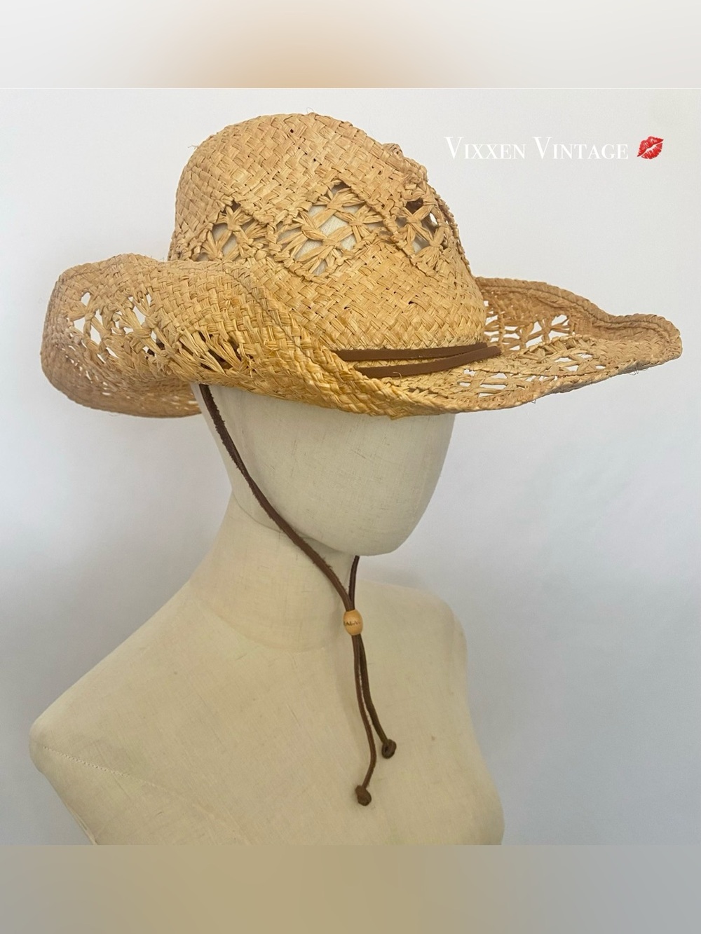 SCALA 'WOMEN'S CATTLEMAN WESTERN HAT' IN TEA